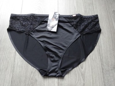 M&S MARKS & SPENCER ROSIE BLACK HIGH LEG STYLE KNICKERS UK SIZE 18