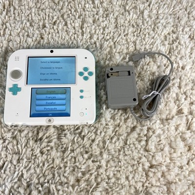 Nintendo 2DS Sea Green Handheld System Console Model FTR-001 Tested