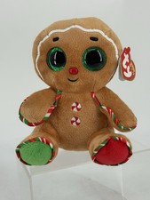 Ty Beanie Boos - Snaps - The gingerbread boo - 6"- MWMT