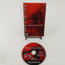 Red Faction (2001) PS2 Game  - disk & manual