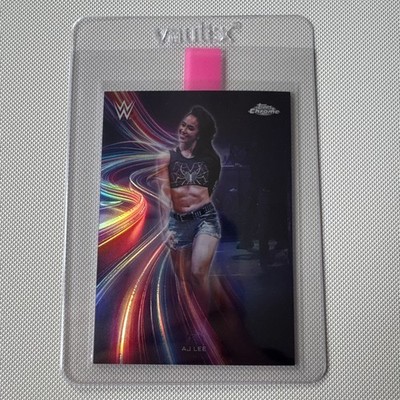 AJ Lee 2026 Topps Chrome SIGNALZ WWE Women s Wrestling Card CASE HIT SSP #SGZ-8