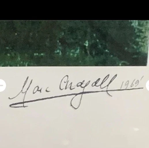 Marc Chagall Certificate of Authenticity "The Danced The Circus"signed 121/500 - Image 2 of 4