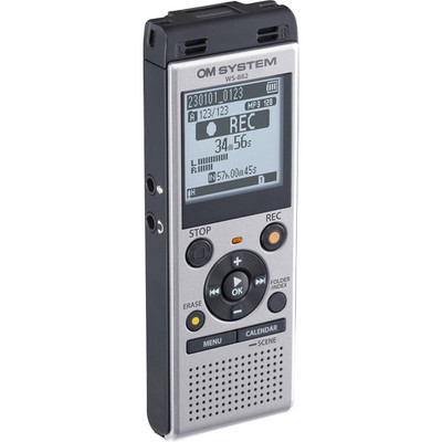 Olympus OM SYSTEM WS-882 4GB Digital Voice Recorder - Silver/Blk (V420330SU000)
