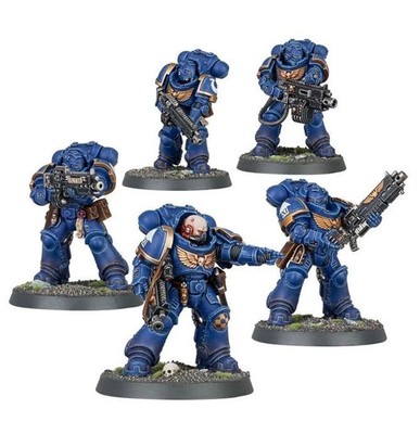 Warhammer 40k Space Marines Heavy Intercessors New on Sprue