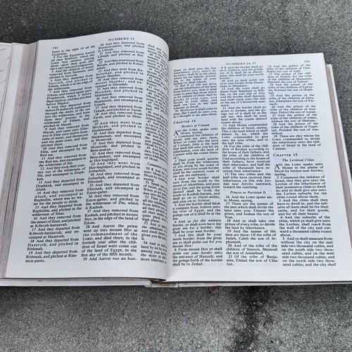 HOLY BIBLE King James Version White Good Counsel With Color Publishing 1963 - Picture 13 of 18