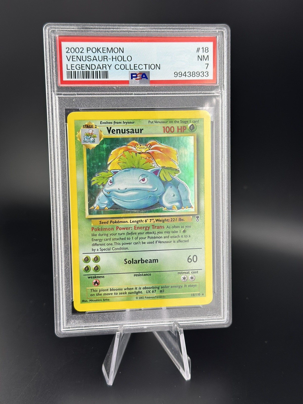 Venusaur 18/110 Legendary Collection Holo Psa 7