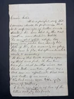 1860s Civil War Letter Confederate Soldier Shot by Cruel Yankees at Nashville