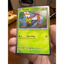 Pokemon Yanma SVP EN 185 Black Star Promo Cosmic Holo Swirl Card