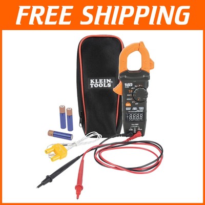 Klein Digital Clamp Meter 400A TRMS   Auto-Ranging, Hi-Viz LCD & Multifunctional