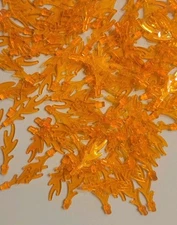 NEW LEGO® 100 Translucent Orange Castle Fire Flames City Firefighter Flame Pars