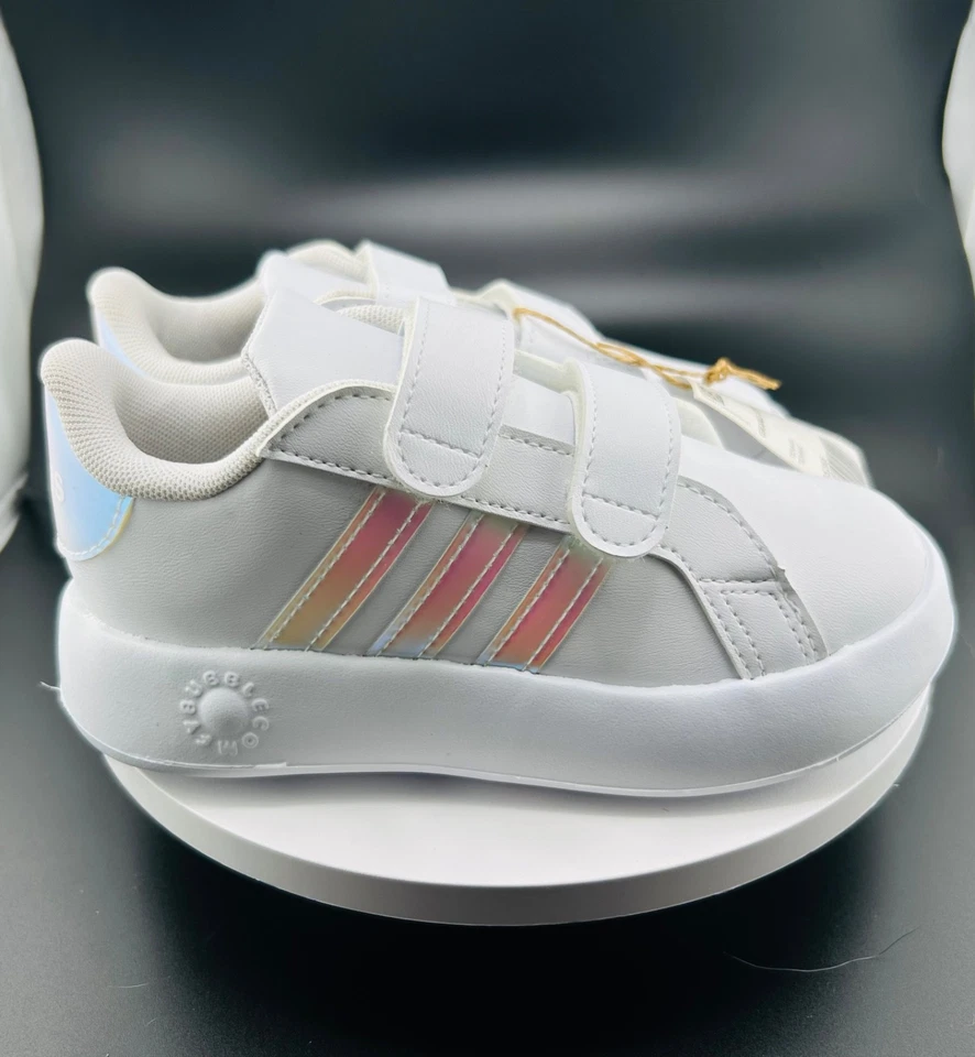 Adidas Grand Court 2.0 CF Toddler Baby Girl Shoes ID5265 Sz 10 - Image 4 of 4