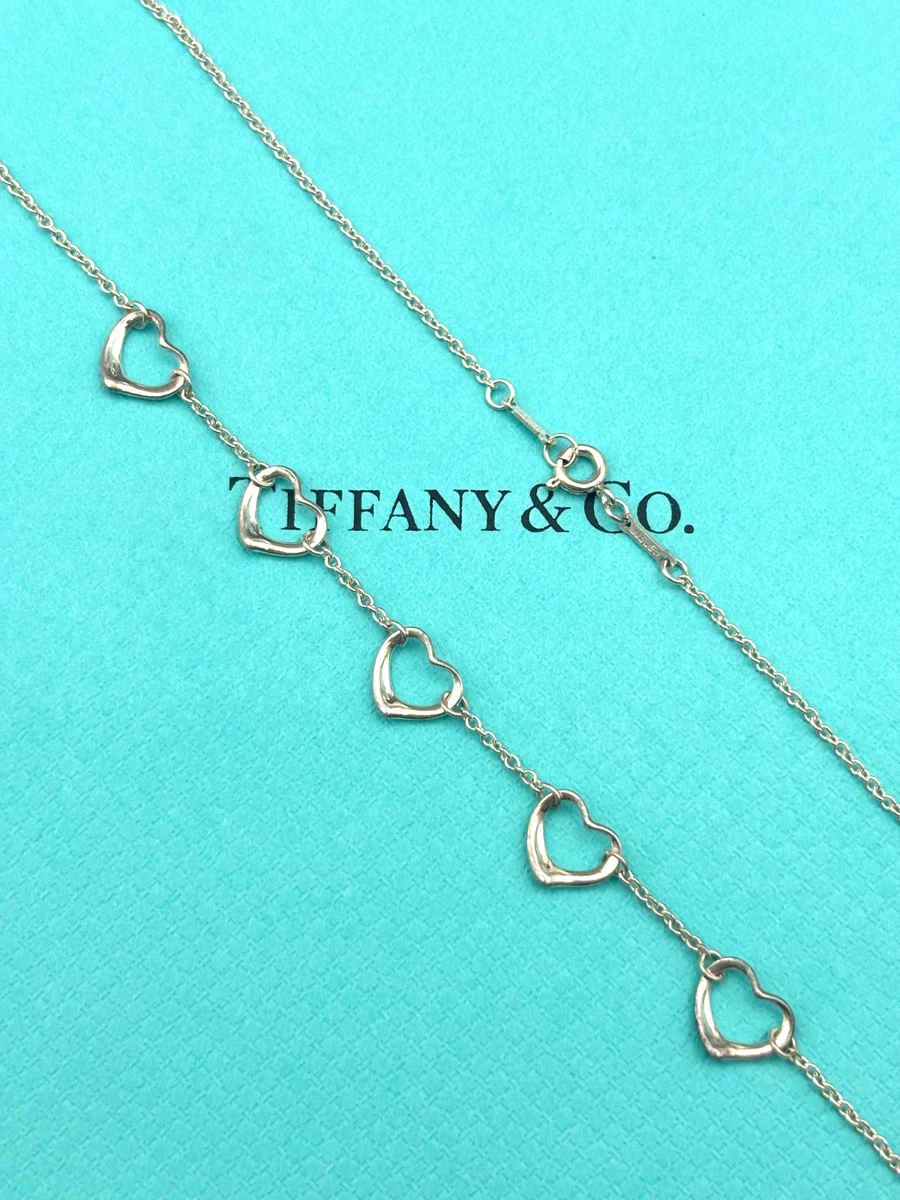 Tiffany Open Heart Necklace for sale | eBay