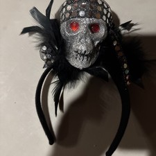 13-13152 Halloween Skull Headband Costume Skeleton Scary CB1