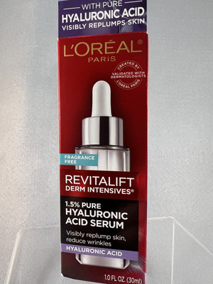 L'oreal ~ Revitalift Derm Intensives (FF) ~1.5% Pure hyaluronic Acid Serum ~1 oz