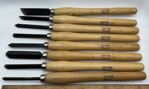 Vtg Craftsman USA High Speed Steel Lathe Chisels Set of 8 (9-28501 Thru 9-28508)