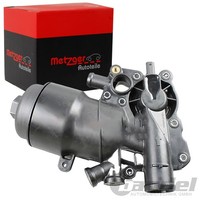 Metzger ÖLfiltergehÄUse MIT Thermostat Ohne Filter Passend FüR Audi A4 A5 A6 A7