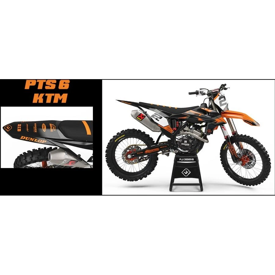 Kit Gráfico FLU Designs Pro Team Serie 6 - KTM 51092 Foto 3 de 4