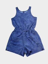 Purple Blue Athleta Girls Tank Top Romper Girls Youth Size S Small 7 