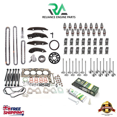 MINI 1.6 DIESEL N47C16 TIMING CHAIN KIT & HEAD GASKET SET VAVLES REBUILD KIT NEW