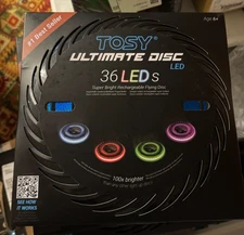 TOSY Ultimate Disc LED 36 Super Bright Rechargeable Flying Disc