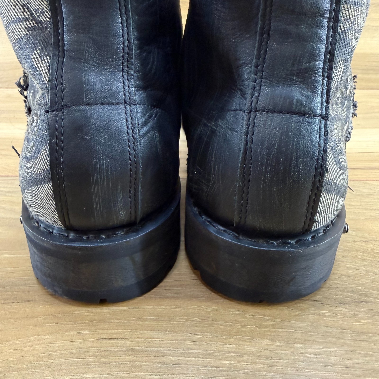 Affliction Deviant Skull Patch Combat Boots Mens … - image 7