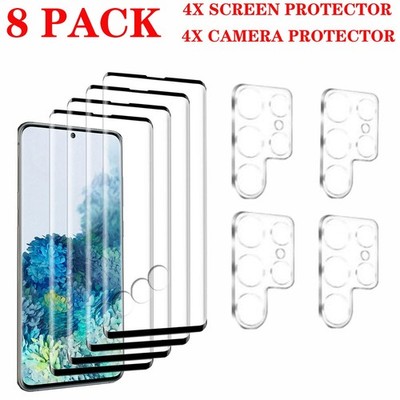 For Samsung Galaxy S21/S23+/S25/S24 Ultra S20 5G Tempered Glass Screen Protector
