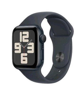 Apple Watch SE 2nd Gen 40mm Smartwatch Midnight Sport Band S/M