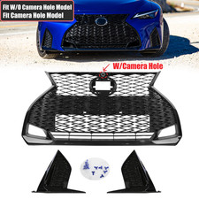 For 2021-2024 2022 Lexus F-sport Is300350 Front Grille Wcamera Fog Light Cover For 2021-2024 2022 Lexus F-sport Is300350 Front Grille Wcamera Fog Light Cover