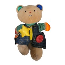 Melissa  Doug K's Kids Teddy Wear Bear Baby Toy Learn to Dress Educational Toy