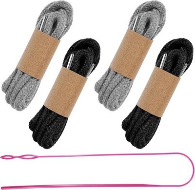 BOHUIZ 4 Pcs Drawstring Cords Universal Replacement Drawstring for Sweatpants 53