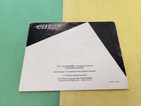 Snake's Revenge for Original Nintendo NES MANUAL ONLY D12124