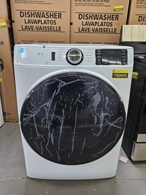 GE GFD55GSSNWW 28'' White 7.8 cu. ft. Front Load Natural Gas Dryer NOB #160605