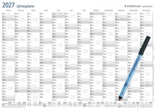 STAEDTLER Kalender Lumocolor Jahresplaner 2027