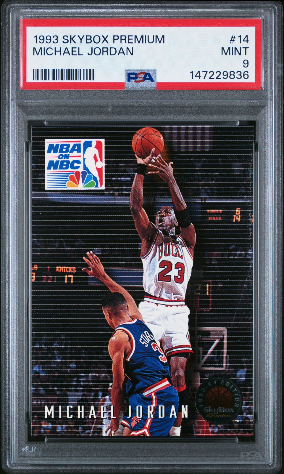 1993 SKYBOX PREMIUM #14 MICHAEL JORDAN PSA 9