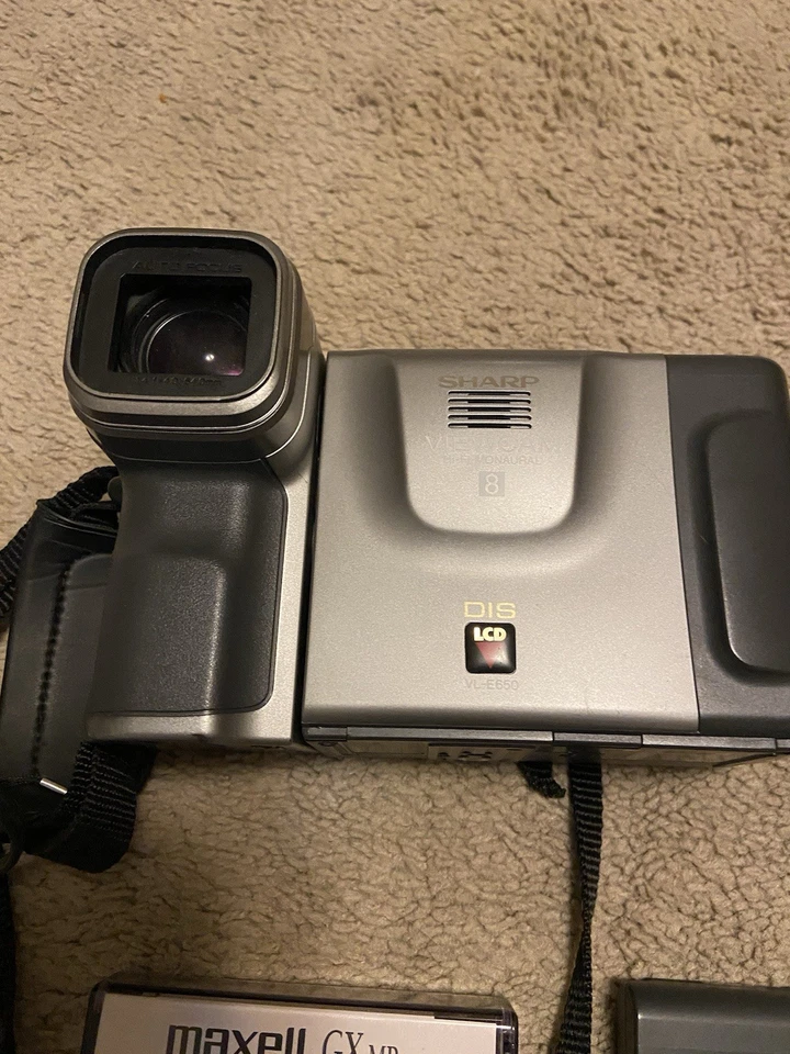 Sharp VL-E600U Viewcam 8 Camcorder 8mm Untested - Image 4 of 4