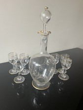 Baccarat Engraved Crystal Liquor Service Model Mimosas