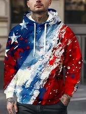 3D Printed American Flag All Over Print 3D Hoodie