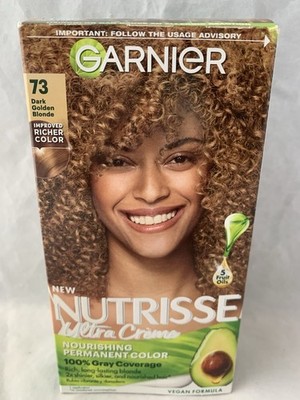 Garnier Nutrisse Ultra Nourishing Hair color Dark Golden Blonde #73           S2