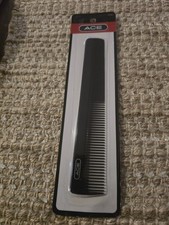Vintage Genuine Ace Hard Rubber Comb 5" Black Pocket NOS Sealed USA New  61586