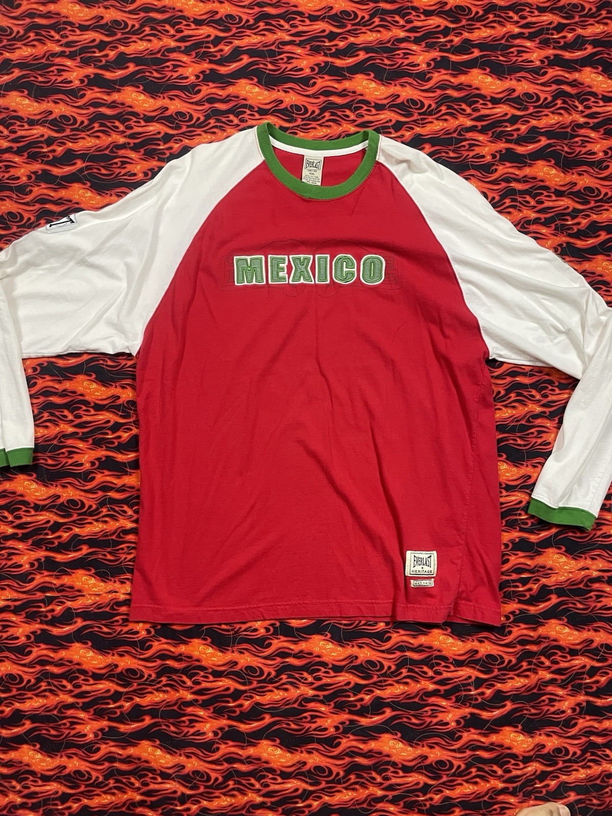 Men’s VTG Y2K Everlast Mexico Boxing International Championship 06 Shirt Rare