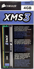 Corsair PC3-10600 4 GB DIMM 1333 MHz DDR3 SDRAM Memory CMV4GX3M1A1333C9 NEW
