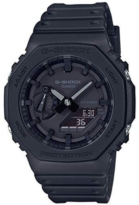 Casio G-SHOCK GA-2100-1A1JF CasiOak All Black Carbon Core Guard Japan Model New