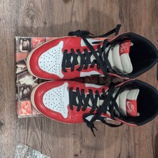 Nike Air Jordan 1 Retro High Chicago 1994 OG Box rosso/nero taglia 7,5 allevate 1985
