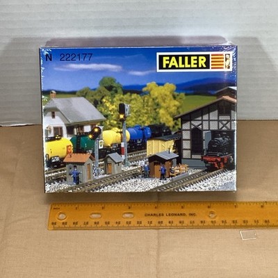 FALLER, Germany, N Scale Model Kit, N222177, D-78148, 3 Sm Bldgs, New/sealed