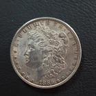 1886 Morgan Silver Dollar $1 Coin. XF. 90% Silver Circulated Business Strike