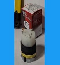 Pass & Seymour PSL715-CGCM Ground Monitoring Locking Connector, 15A, 277Vac