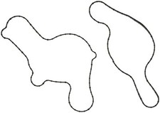 Engine Water Pump Gasket for CX-9, Edge, Explorer, Flex, Fusion+More K32199
