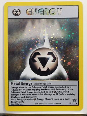 ポケモンカードVS　鋼エネルギー l Energy　 大渦ホロSwirl HOLO Metal Energy 19/111 NM - SWIRL - Neo Genesis Pokemon Card $2