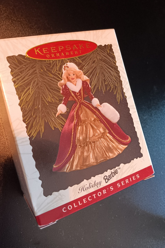 Holiday Barbie Hallmark Keepsake Christmas Ornament 1996