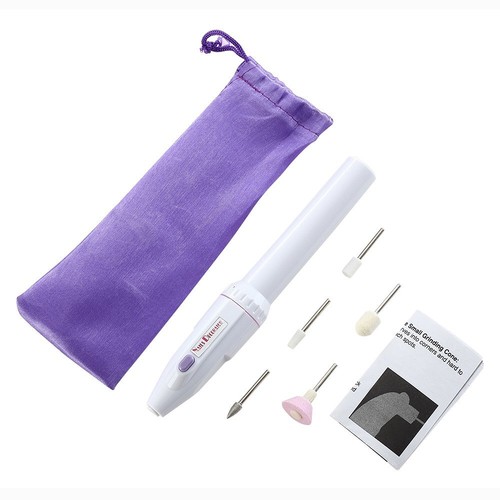 YWQ 5in1 Electric Nail Drill Grooming Set Buffer Polisher Callus Remover